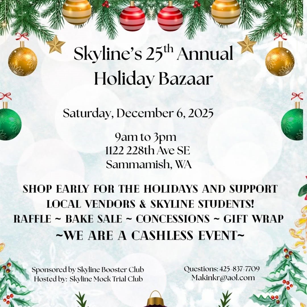 Skyline’s 25th Annual Holiday Bazaar